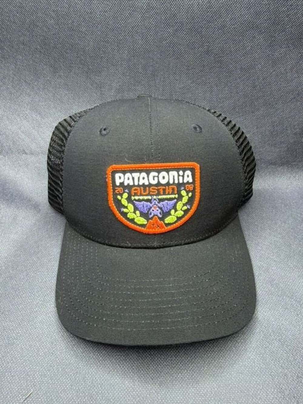 Patagonia Austin Trucker Hat Black Mesh Snapback